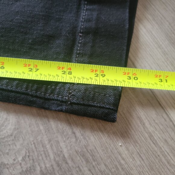 DKNY Jeans Womens Black Denim Straight-Leg Pants Size 10 - Picture 4 of 4